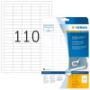 Selbstklebende Druckeretiketten HERMA Ablösbare Etiketten A4 38,1x12,7 mm
