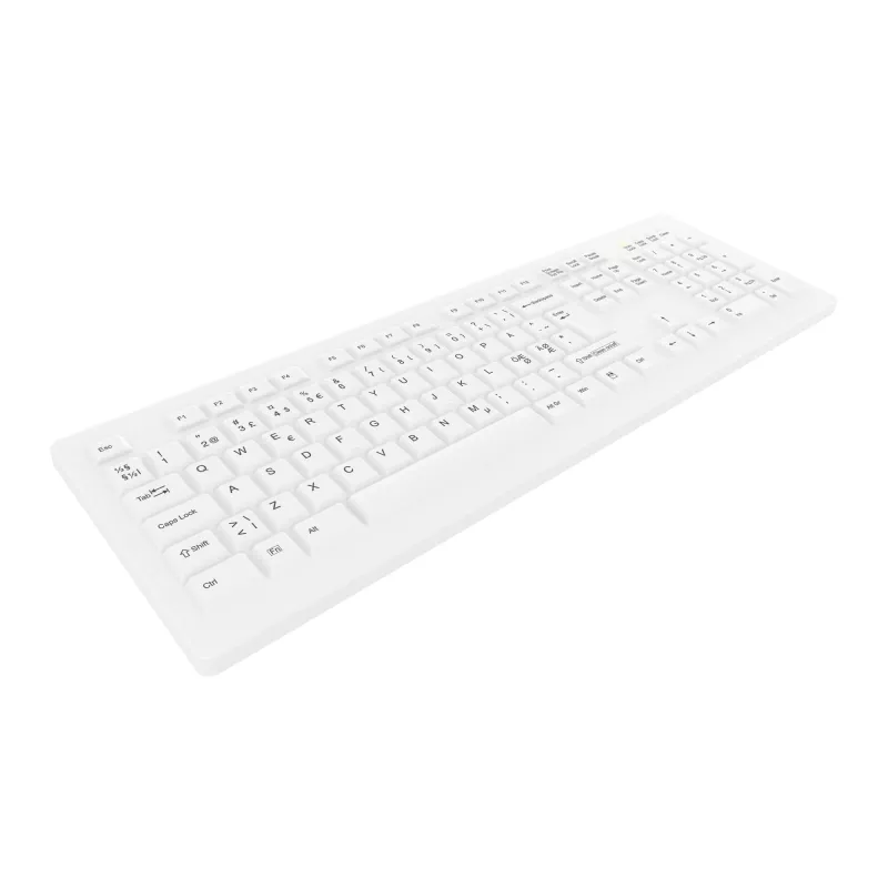 Contour Design Active Key Contour ClassicClean Medizinische Tastatur Abnehmbare Abdeckung Full-Size Kabellos Weiß PN C8100