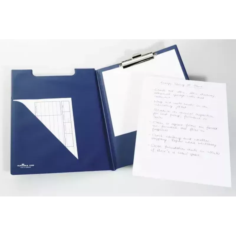 Klemmbrett Durable 2355-06 A4 Blau 1 Tasche