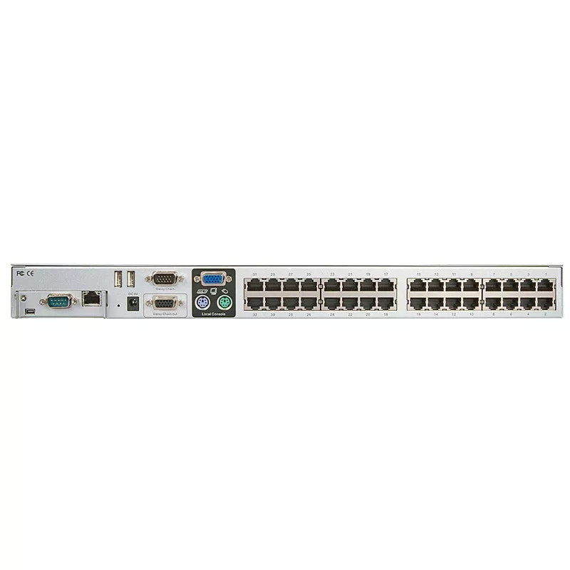 Lindy KVM Switch Cat-32 Combo, 32 Port, 1920 x 1200 Pixel, Silber