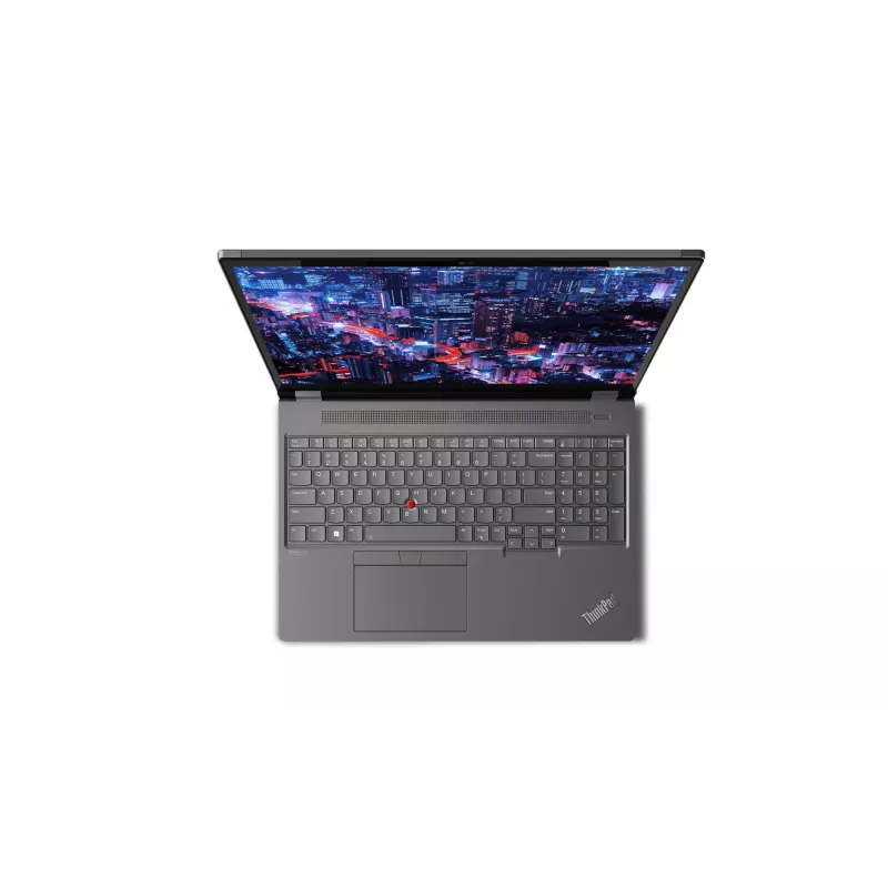 Lenovo ThinkPad P16 Gen 2 Intel® Core™ i7 i7-14700HX Mobile Workstation 40,6 cm (16 Zoll) WQXGA 32 GB DDR5-SDRAM 1 TB SSD NVIDIA RTX 2000 Ada Wi-Fi 6E (802.11ax) Windows 11 Pro Nordic Grau, Schwarz