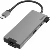 Hama 00200109 Laptop-Dockingstation/Port-Replikator USB 3.2 Gen 1 (3.1 Gen 1) Type-C Grau