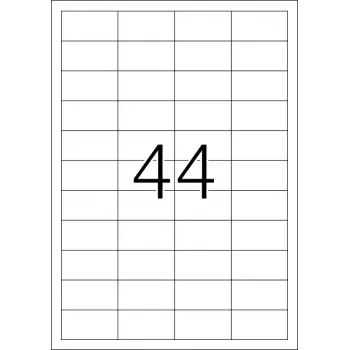 Selbstklebendes Druckeretikett HERMA Labels Premium A4 48,3x25,4 mm