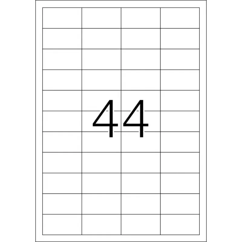 Selbstklebendes Druckeretikett HERMA Labels Premium A4 48,3x25,4 mm