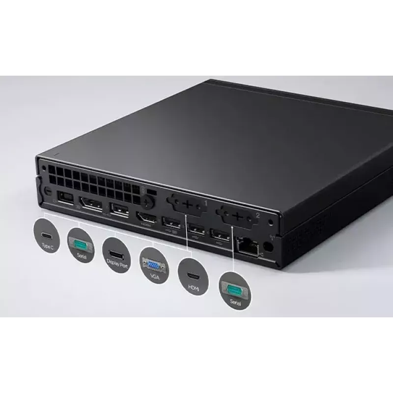 Lenovo ThinkCentre M75q AMD Ryzen™ 7 PRO 8700GE 32 GB DDR5-SDRAM 1 TB SSD Windows 11 Pro Mini PC Schwarz