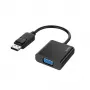 Hama 00200337 Videokabel-Adapter DisplayPort VGA (D-Sub) Schwarz