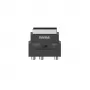 Hama 00205268 Videokabel-Adapter S-VHS 3 x RCA + SCART (21-polig) Schwarz