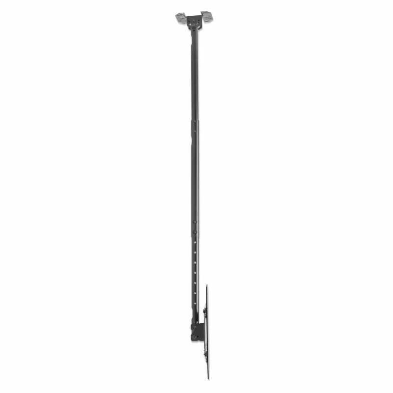 Manhattan Deckenhalterung für Fernseher und Monitore, Für Bildschirme: 37 bis 65 Zoll, Höhenverstellbar: 70–157 cm, VESA-Kompatibilität: alle zwischen 200x200 und 600x400 mm – prüfen Sie die Abmessungen der vier Befestigungslöcher auf der Bildschirmrückseite, um sicherzustellen, dass sie passt, Max. 50 kg, LFD, Halterung