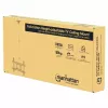 Manhattan Deckenhalterung für Fernseher und Monitore, Für Bildschirme: 37 bis 65 Zoll, Höhenverstellbar: 70–157 cm, VESA-Kompatibilität: alle zwischen 200x200 und 600x400 mm – prüfen Sie die Abmessungen der vier Befestigungslöcher auf der Bildschirmrückseite, um sicherzustellen, dass sie passt, Max. 50 kg, LFD, Halterung