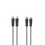 Hama 00205095 Audiokabel 5 m 2 x RCA Schwarz