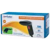 Manhattan Contact CCD Handheld-Barcode-Scanner, USB, 60 mm Scanbreite, Kabel 152 cm, max. Umgebungslicht 5.000 Lux (Sonnenlicht), Schwarz, Drei Jahre Garantie