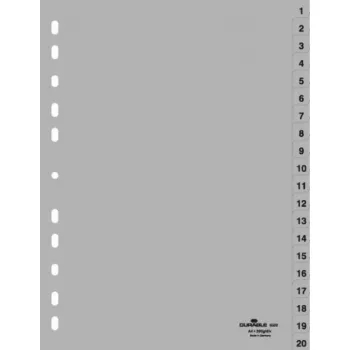 Numerisches Tab-Register Durable 6522-10