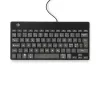 R-Go Tools Ergonomische Tastatur R-Go Compact Break, kompakte Tastatur mit Pausensoftware, QWERTY (NORDIC), kabelgebunden, schwarz