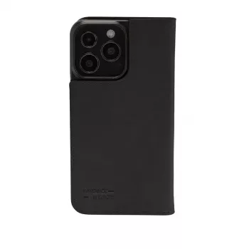Folio Case JT BERLIN BookCase Tegel Schwarz für iPhone 15 15,5 cm