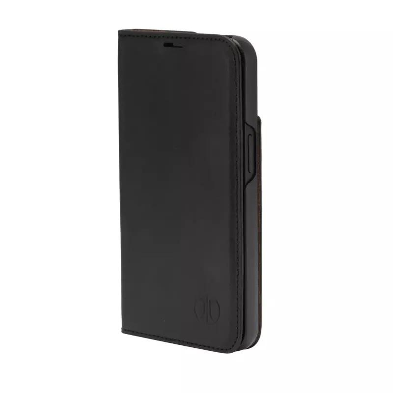 Folio Case JT BERLIN BookCase Tegel Schwarz für iPhone 15 15,5 cm