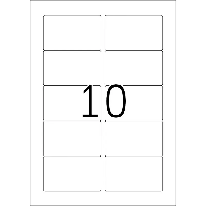 Selbstklebendes Druckeretikett HERMA Labels Premium A4 83.8x50.8 mm