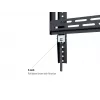 Wandhalterung MULTIBRACKETS M Universal HD Portrait für 60-Zoll- bis 100-Zoll-Bildschirme, VESA 200x200–400x600, Traglast 100 kg, schwarz