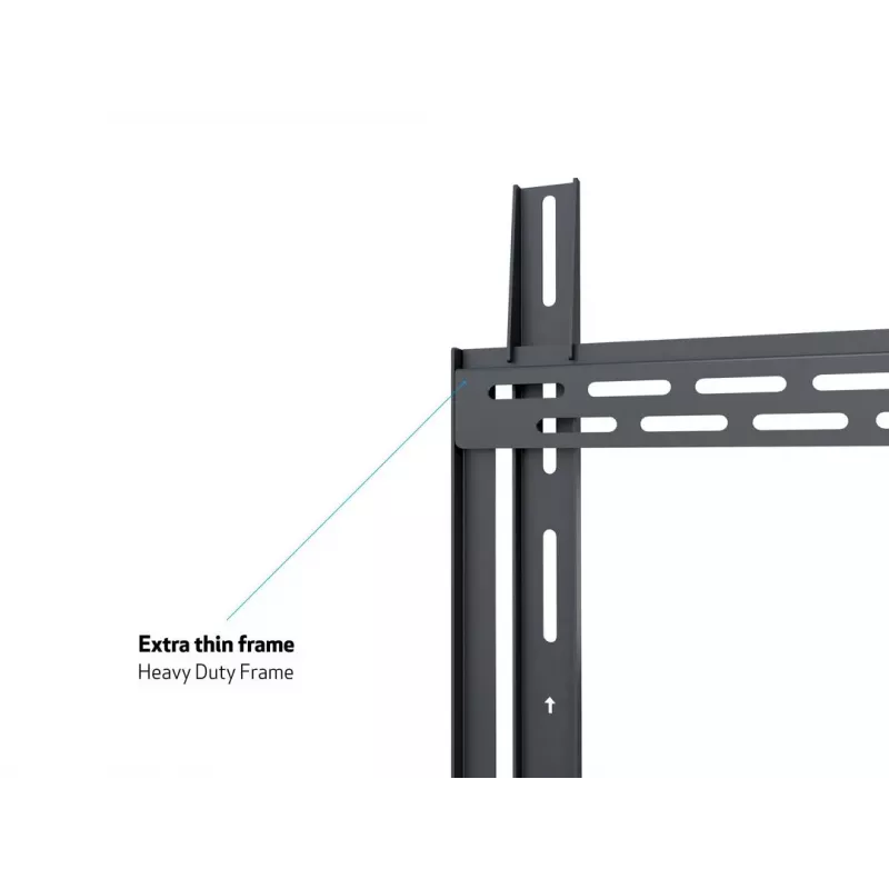 Wandhalterung MULTIBRACKETS M Universal HD Portrait für 60-Zoll- bis 100-Zoll-Bildschirme, VESA 200x200–400x600, Traglast 100 kg, schwarz