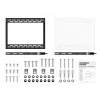Wandhalterung MULTIBRACKETS M Universal HD Portrait für 60-Zoll- bis 100-Zoll-Bildschirme, VESA 200x200–400x600, Traglast 100 kg, schwarz