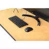 Manhattan schlank Kabelgebundene USB-Minitastatur, 12 Multimedia-/Funktionstasten, integriertes 1,5 m USB-A-Kabel, kompaktes Low-Profile-Format, für PC und Laptop, Schwarz