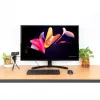 Manhattan schlank Kabelgebundene USB-Minitastatur, 12 Multimedia-/Funktionstasten, integriertes 1,5 m USB-A-Kabel, kompaktes Low-Profile-Format, für PC und Laptop, Schwarz