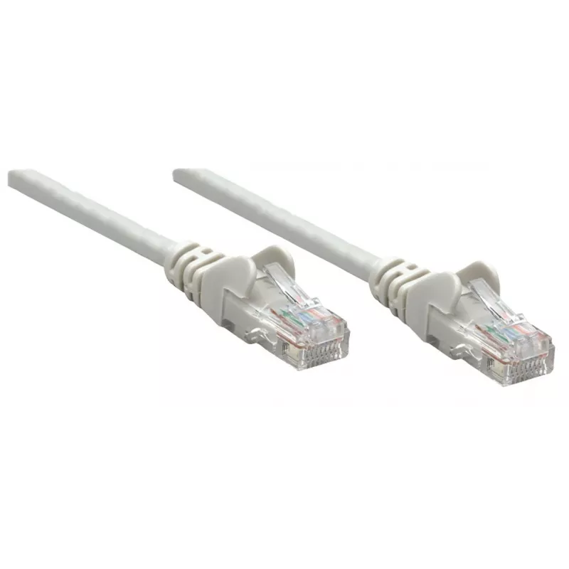 Intellinet Netzwerk-Patchkabel, Cat6A, 20m, Grau, Kupfer, S/FTP, LSOH / LSZH, PVC, RJ45, vergoldete Kontakte, rastnasenschutz, gespritzt, lebenslange Garantie
