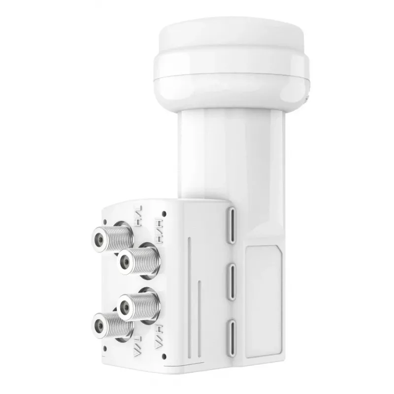 Hama 00205376 Low Noise Block Downconverter (LNB) 10,7 – 12,75 GHz Weiß