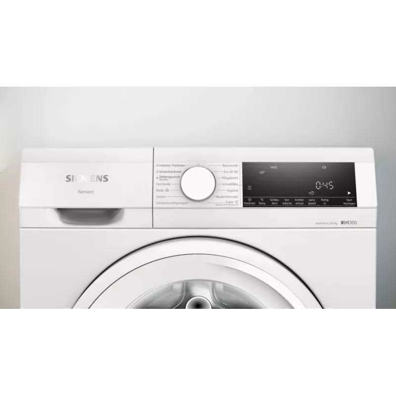 Siemens iQ300 WN34A141 Waschtrockner Freistehend Frontlader Weiß
