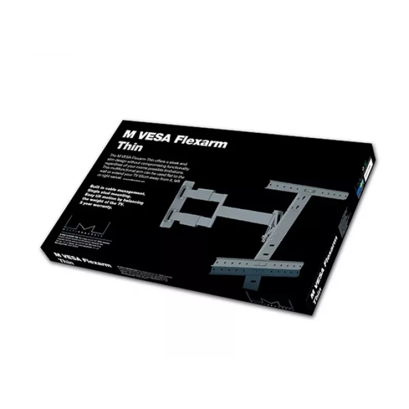 Montagearm Multibrackets M VESA Flexarm Thin Schwarz