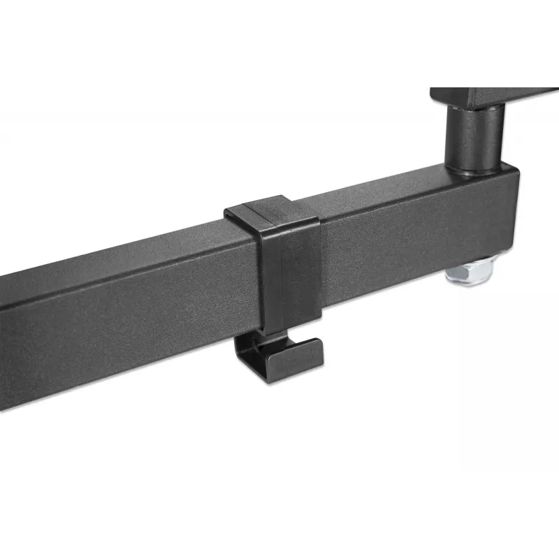 Manhattan Wandhalterung für TV & Monitore (Vollbeweglich), Für Bildschirme von 32 Zoll bis 55 Zoll, VESA-Kompatibilität: alles zwischen 100x100 mm und 400x400 mm – Überprüfen Sie die Abmessungen der vier Befestigungslöcher auf der Rückseite des Bildschirms, um sicherzustellen, dass es passt, Max. 30 kg, Schwarz, Halterung