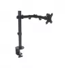 Manhattan Desk Mount für TV & Monitore (Full Motion), Für Bildschirme 13 Zoll bis 27 Zoll, Klemmbefestigung am Schreibtisch, VESA-Kompatibilität: 75x75 mm und 100x100 mm – überprüfen Sie die Abmessungen der vier Montagelöcher auf der Rückseite des Bildschirms, um sicherzustellen, dass er passt, Max. 8 kg, Halterung, Lebenslange Garantie