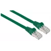 Intellinet Netzwerk-Patchkabel, Cat6A, 3m, Grün, Kupfer, S/FTP, LSOH / LSZH, PVC, RJ45, vergoldete Kontakte, Snagless, Booted, lebenslange Garantie