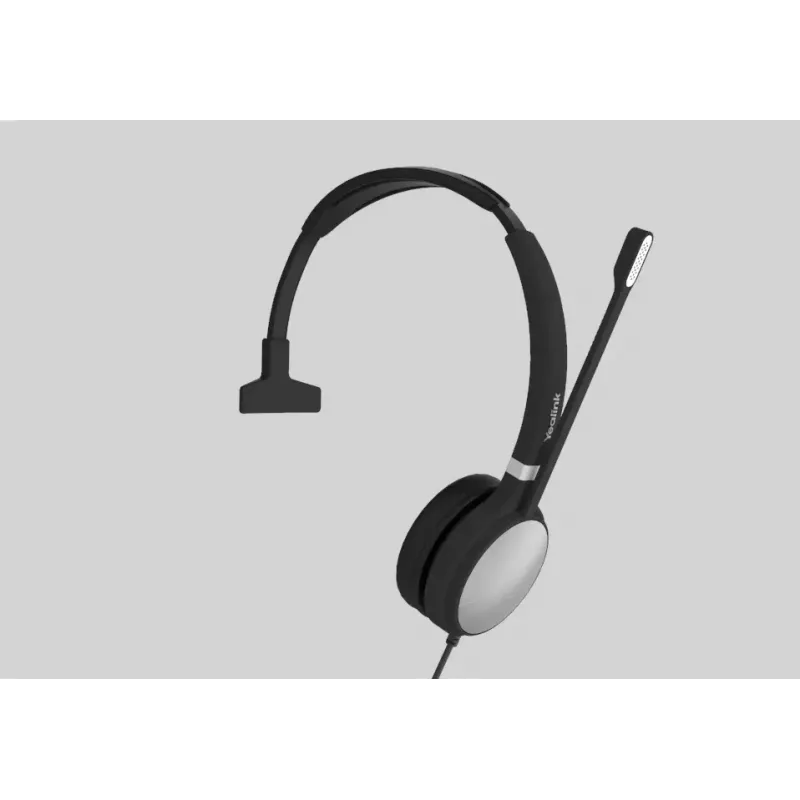 Yealink UH36 Mono Headset Kabelgebunden Headband Büro/Callcenter USB Typ-A Schwarz, Silber