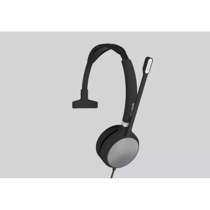 Yealink UH36 Mono Headset Kabelgebunden Headband Büro/Callcenter USB Typ-A Schwarz, Silber