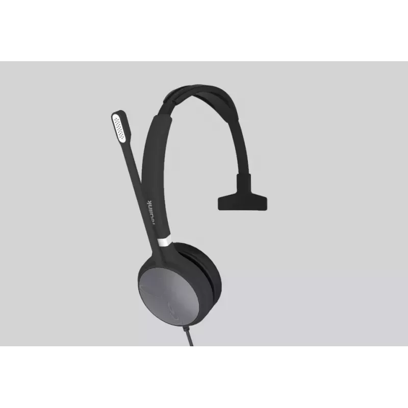 Yealink UH36 Mono Headset Kabelgebunden Headband Büro/Callcenter USB Typ-A Schwarz, Silber