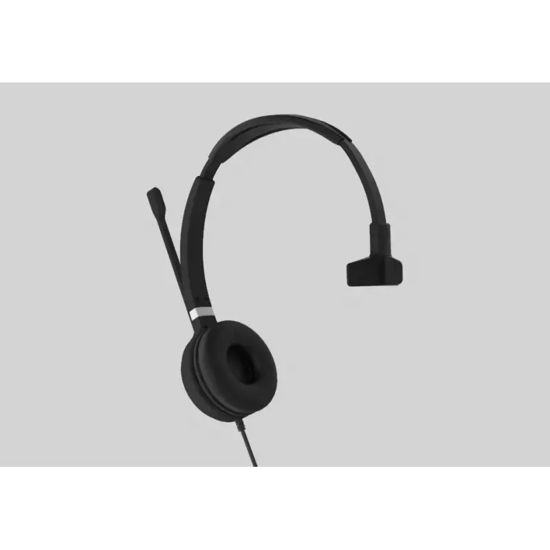 Yealink UH36 Mono Headset Kabelgebunden Headband Büro/Callcenter USB Typ-A Schwarz, Silber