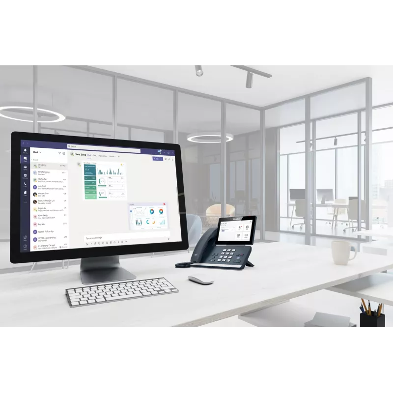 Yealink MP58 Microsoft Teams Edition, IP-Telefon, Grau, Kabelgebundener Hörer, Schreibtisch, Android, Microsoft Teams