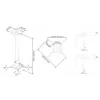 Multibrackets M Universal Projector-Deckenhalterung 600-1000 mit Feinjustierung