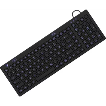 KeySonic KSK-6031INEL-B (DE) Tastatur, industriell, USB, QWERTZ, Deutsch, Schwarz