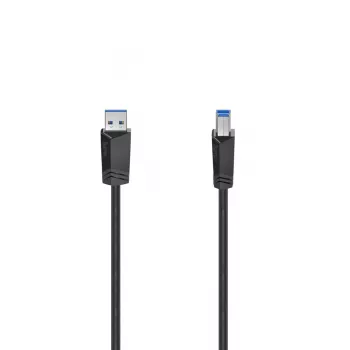 Hama 00200625 USB-Kabel USB 3.2 Gen 1 (3.1 Gen 1) 1.5 m USB A USB B Schwarz
