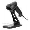 Manhattan Contact CCD Handheld-Barcodescanner, USB, 60 mm Scanbreite, Kabel 1,52 m, max. Umgebungslicht 5.000 Lux (Sonnenlicht), Schwarz, drei Jahre Garantie