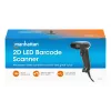 Manhattan Contact CCD Handheld-Barcodescanner, USB, 60 mm Scanbreite, Kabel 1,52 m, max. Umgebungslicht 5.000 Lux (Sonnenlicht), Schwarz, drei Jahre Garantie