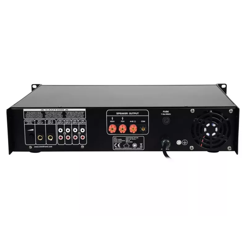 Audio-Verstärker Omnitronic 80709630 Performance/Bühne Schwarz