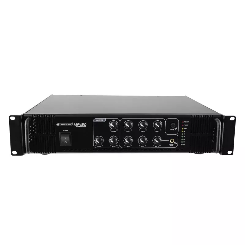 Audio-Verstärker Omnitronic 80709630 Performance/Bühne Schwarz