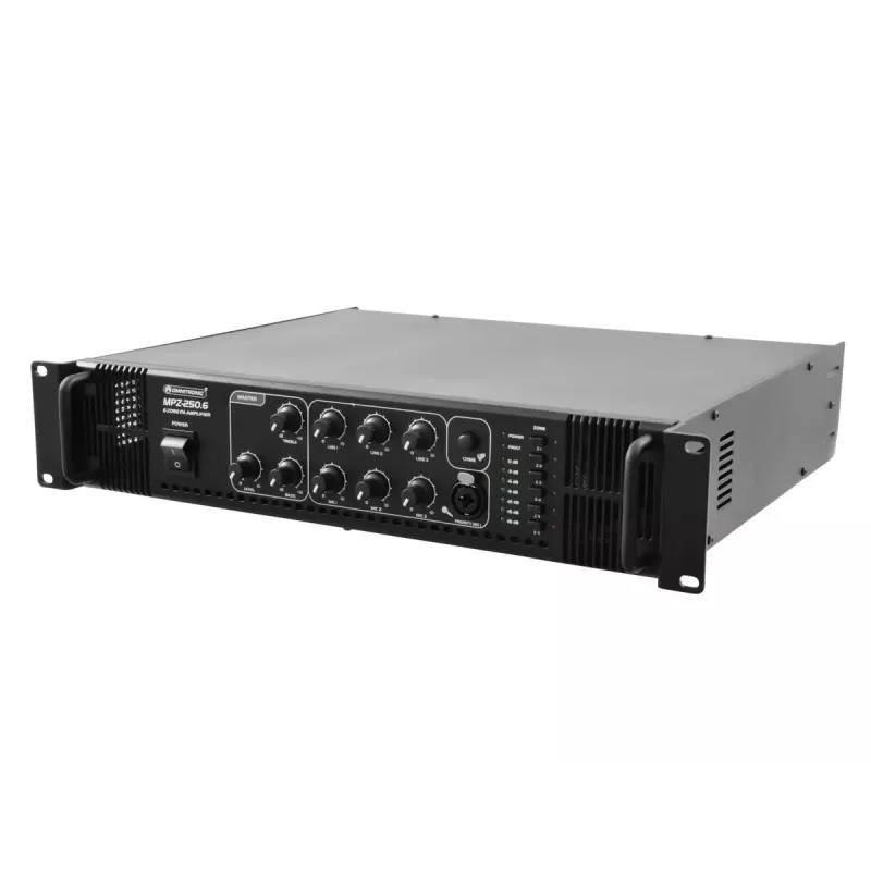 Audio-Verstärker Omnitronic 80709731 Performance/Bühne Schwarz