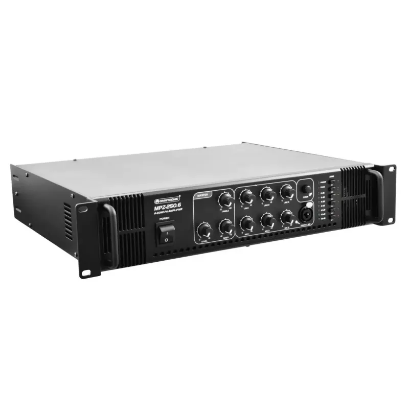 Audio-Verstärker Omnitronic 80709731 Performance/Bühne Schwarz