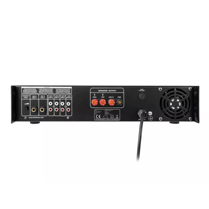 Audio-Verstärker Omnitronic 80709650 Performance/Bühne Schwarz
