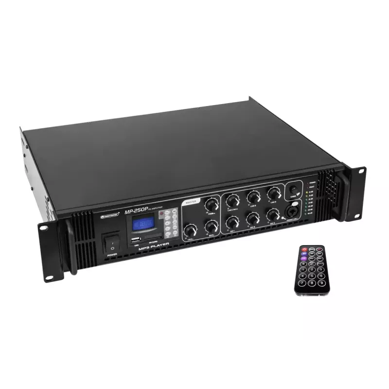 Audio-Verstärker Omnitronic 80709641 Performance/Bühne Schwarz