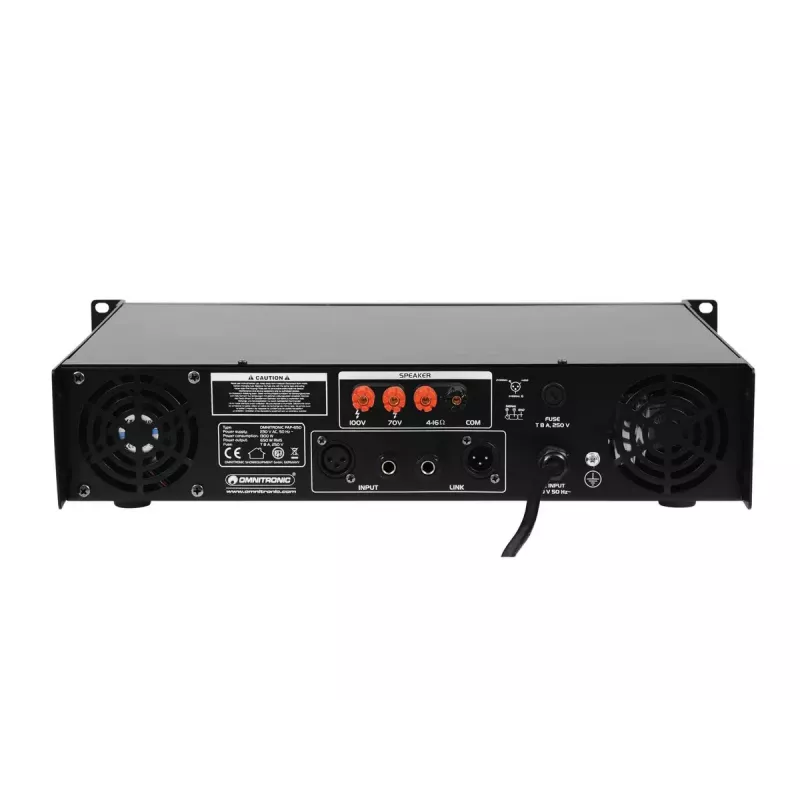 Audioverstärker Omnitronic 80709820 Performance/Bühne Schwarz