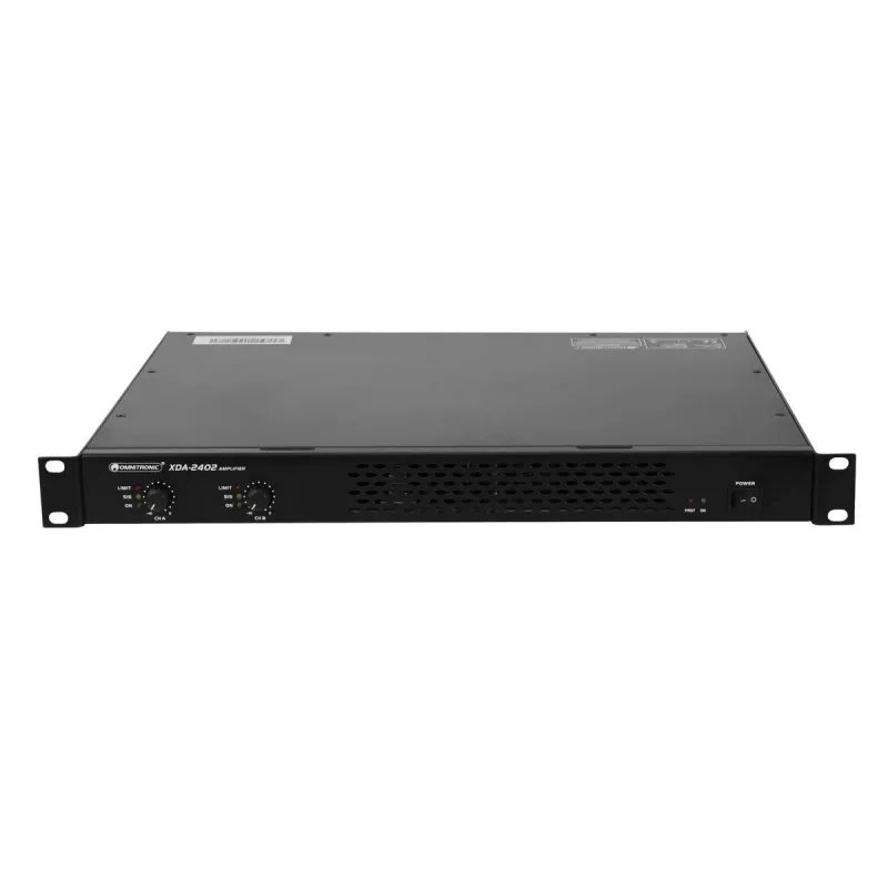 Audio-Verstärker Omnitronic 10451636 Bühne/Performance Schwarz